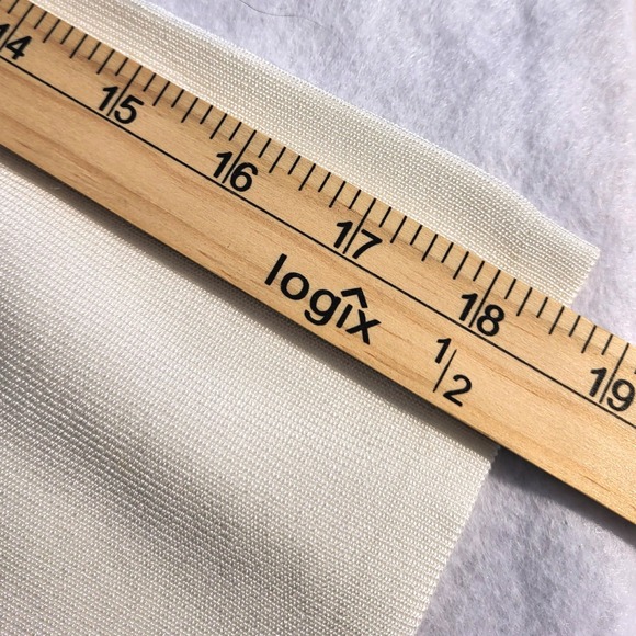 Chicos Travelers Long Rib Tunic Sweater Dress Women 1 = 8 10 Modern Ecru Ivory - Picture 10 of 11